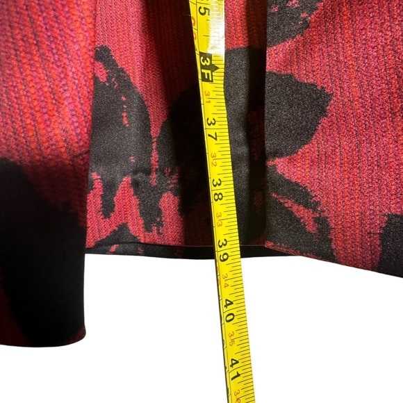 DS Lab Dress Women's Size M Pockets Belt Fit Flare Floral Party NEW - Picture 5 of 12